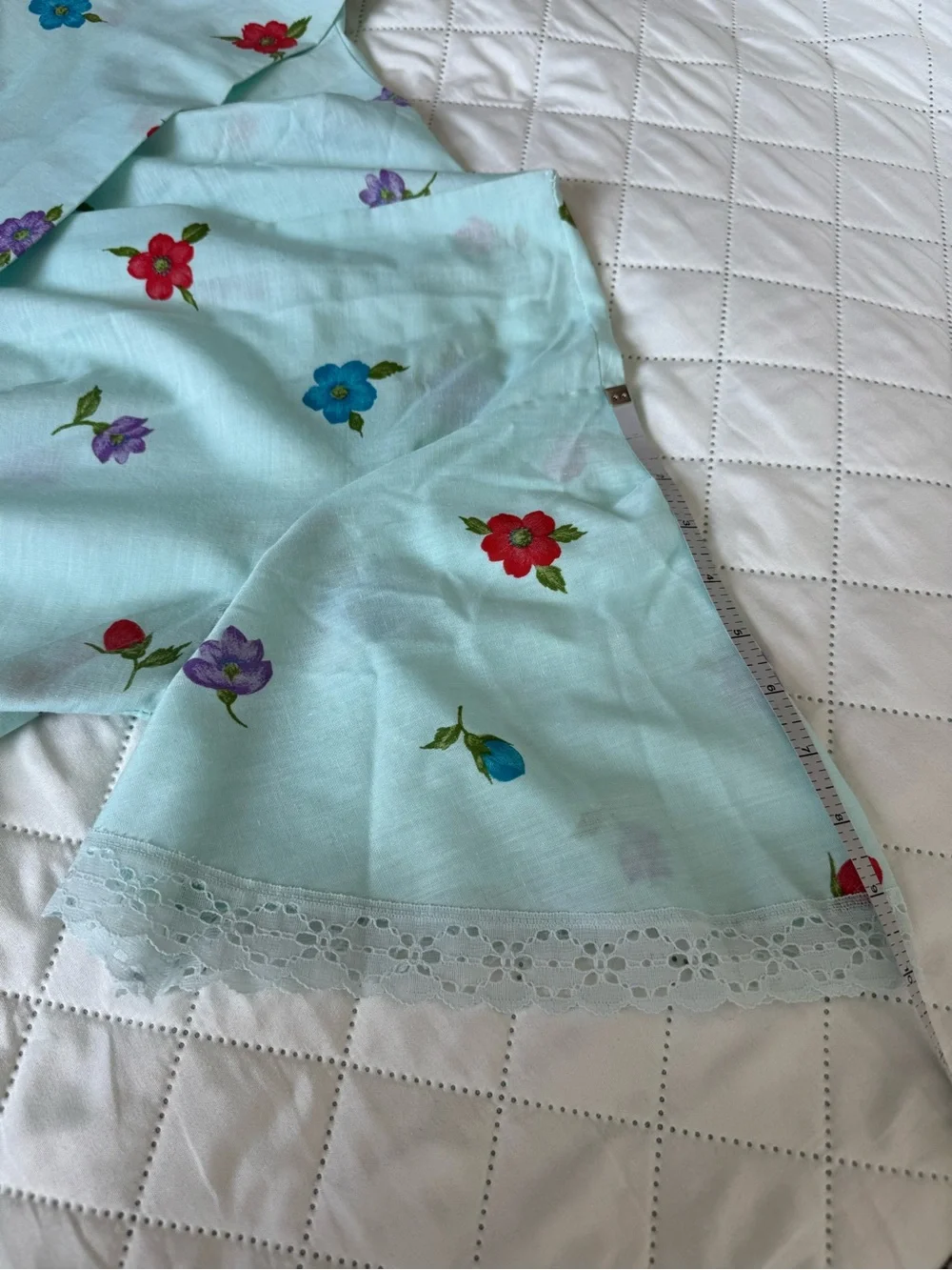 Vintage Handmade Floral Robe House Dress Cottagecore Prairie Maxi Dress